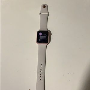 Rose gold Apple Watch